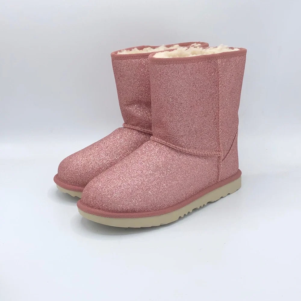 NEW UGG Classic II Glitter Big‎ Kids Boot